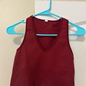 Athleta Aurora Seamless ribbed crop tank